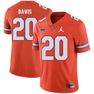Malik Davis Florida Gators orange jersey