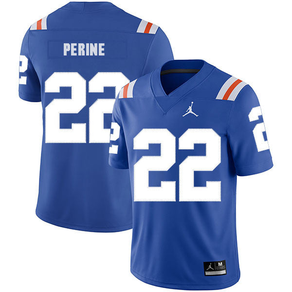Lamical Perine Florida Gators blue Throwback jersey