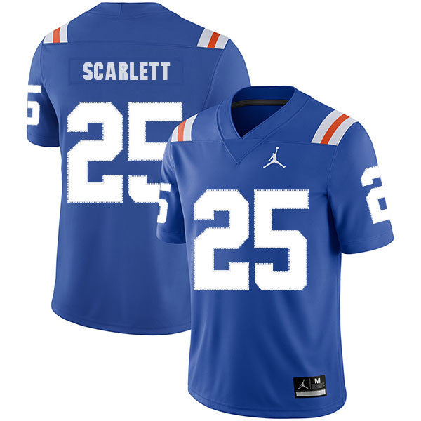 Jordan Scarlett Florida Gators blue Throwback jersey