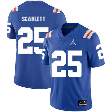 Jordan Scarlett Florida Gators blue Throwback jersey