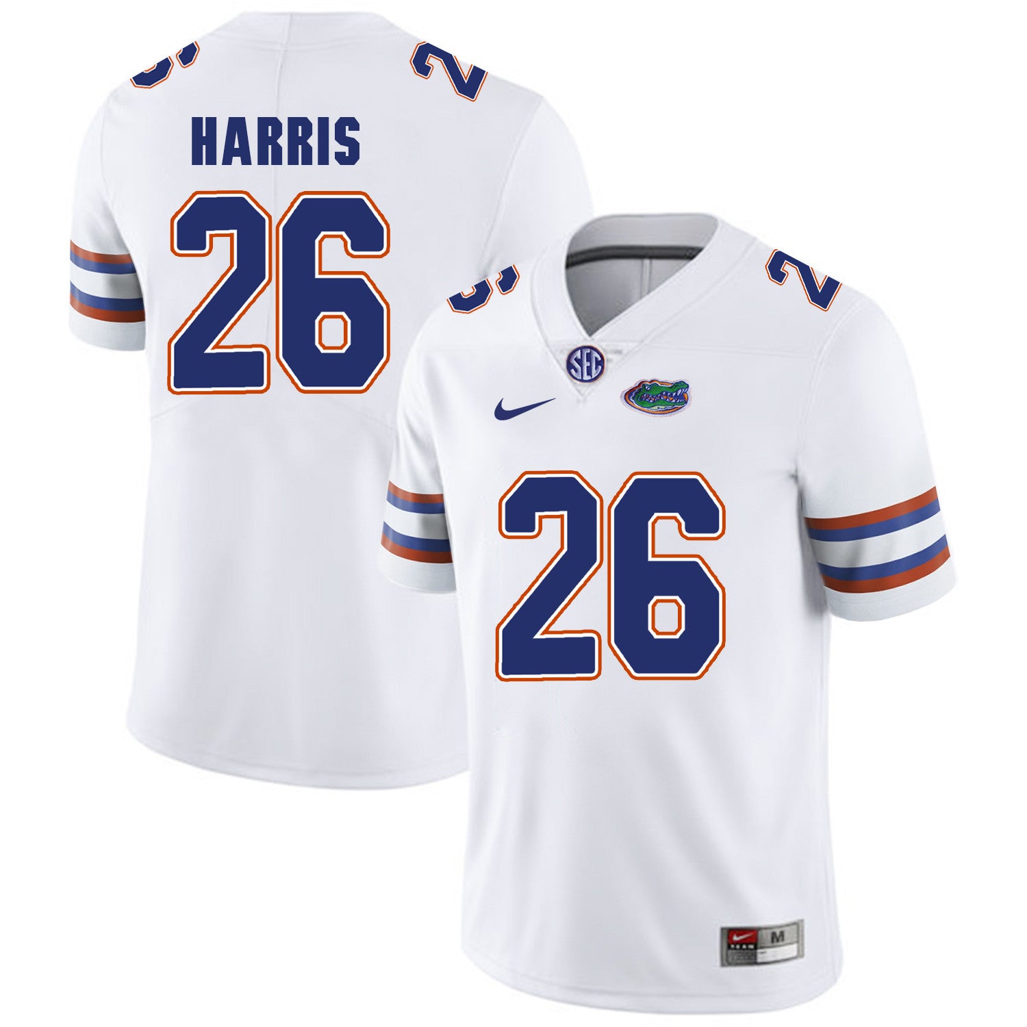 Marcell Harris Florida Gators white jersey