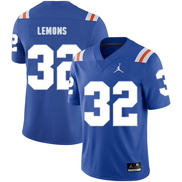 Adarius Lemons Florida Gators blue Throwback jersey