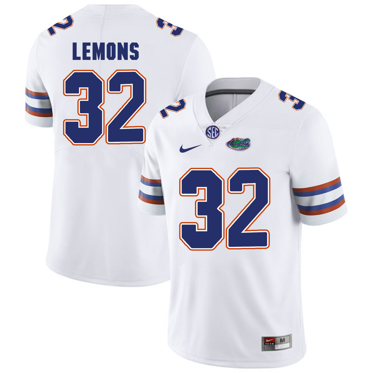 Adarius Lemons Florida Gators white jersey