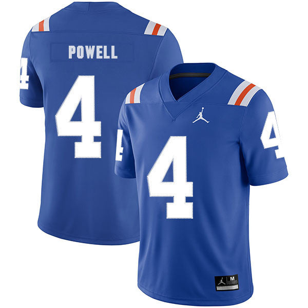 Brandon Powell Florida Gators blue Throwback jersey