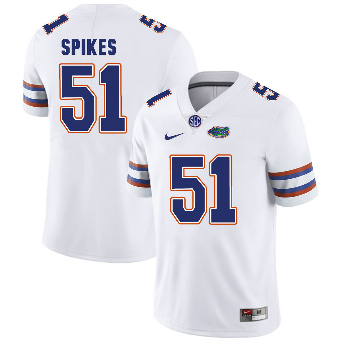 Brandon Spikes Florida Gators white jersey