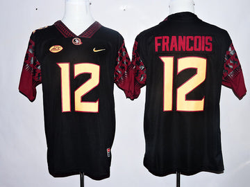 Deondre Francois Florida State Seminoles black jersey