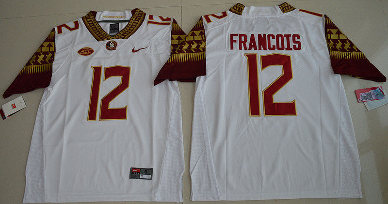Deondre Francois Florida State Seminoles white jersey