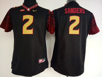 Deion Sanders Florida State Seminoles black jersey