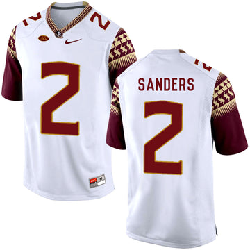 Deion Sanders Florida State Seminoles white jersey