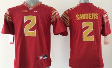 Sanders Florida State Seminoles red jersey