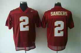 Sanders Florida State Seminoles red jersey