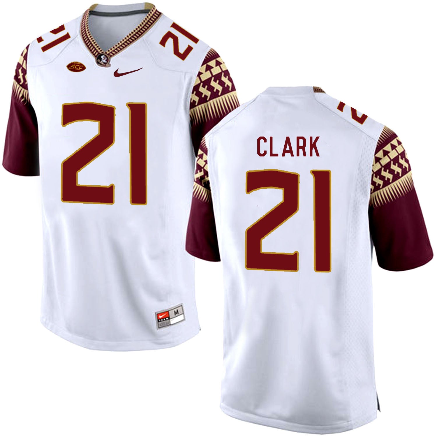 Corey Clark Florida State Seminoles white jersey