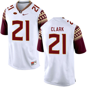 Corey Clark Florida State Seminoles white jersey