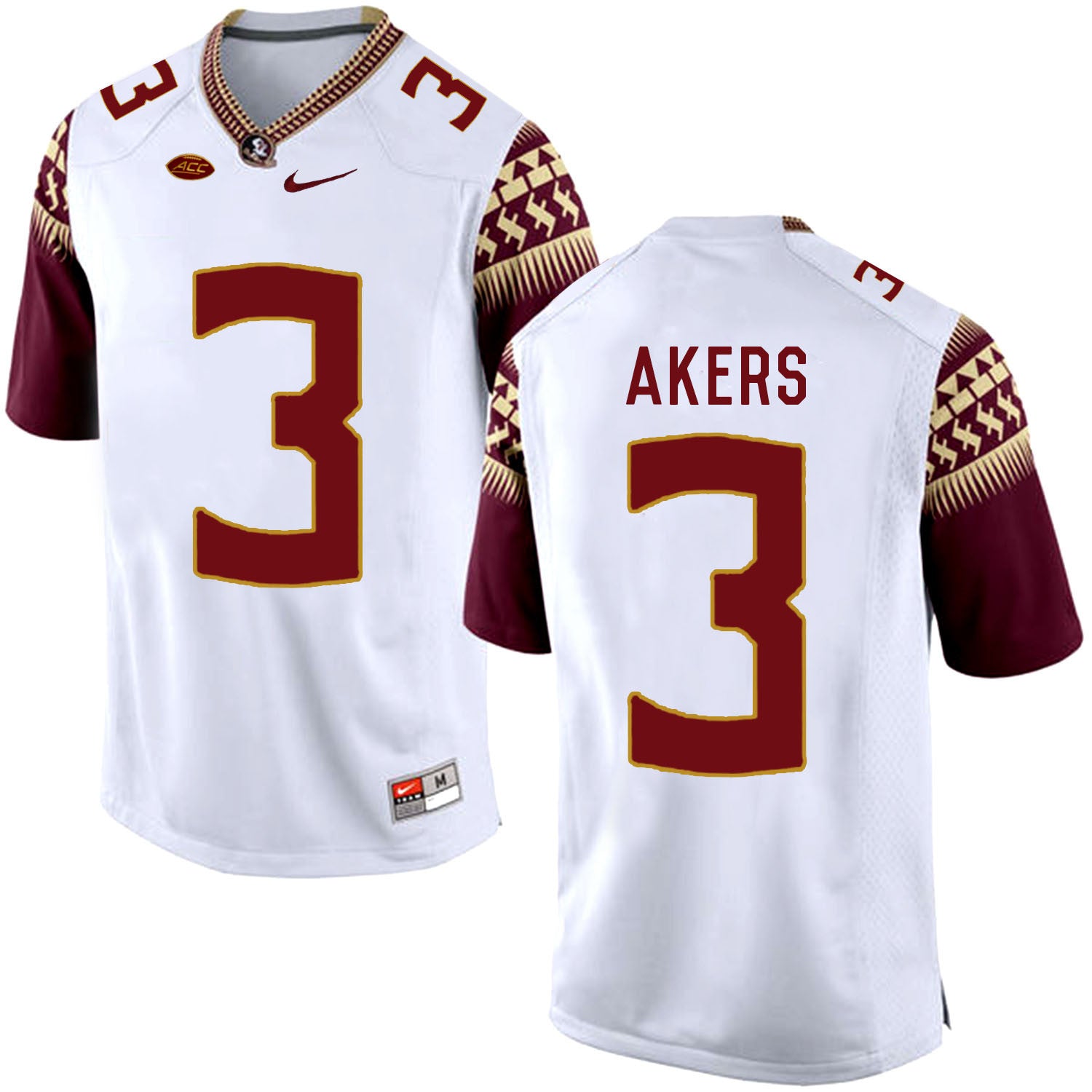 Cam Akers Florida State Seminoles white jersey