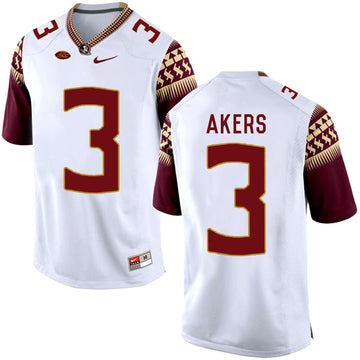 Cam Akers Florida State Seminoles white jersey