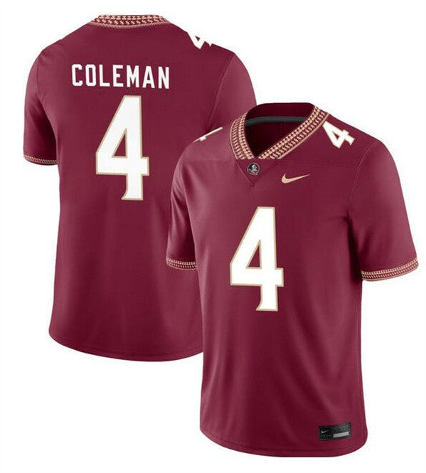 Keon Coleman Garnet Florida State Seminoles jersey