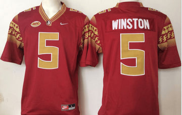Jameis Winston Florida State Seminoles red jersey