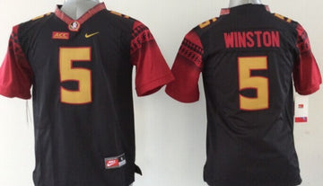 Winston Florida State Seminoles black jersey
