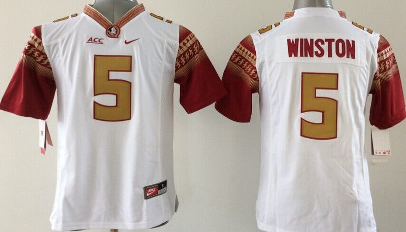 Winston Florida State Seminoles white jersey