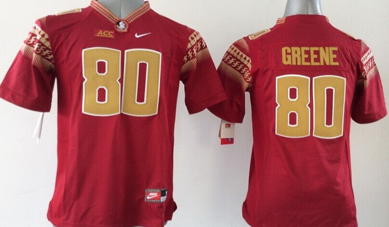 Greene Florida State Seminoles red jersey