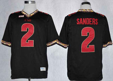 Fsu Deion Sanders Florida State Seminoles black jersey