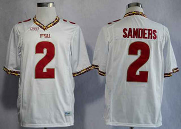 Fsu Deion Sanders Florida State Seminoles white jersey
