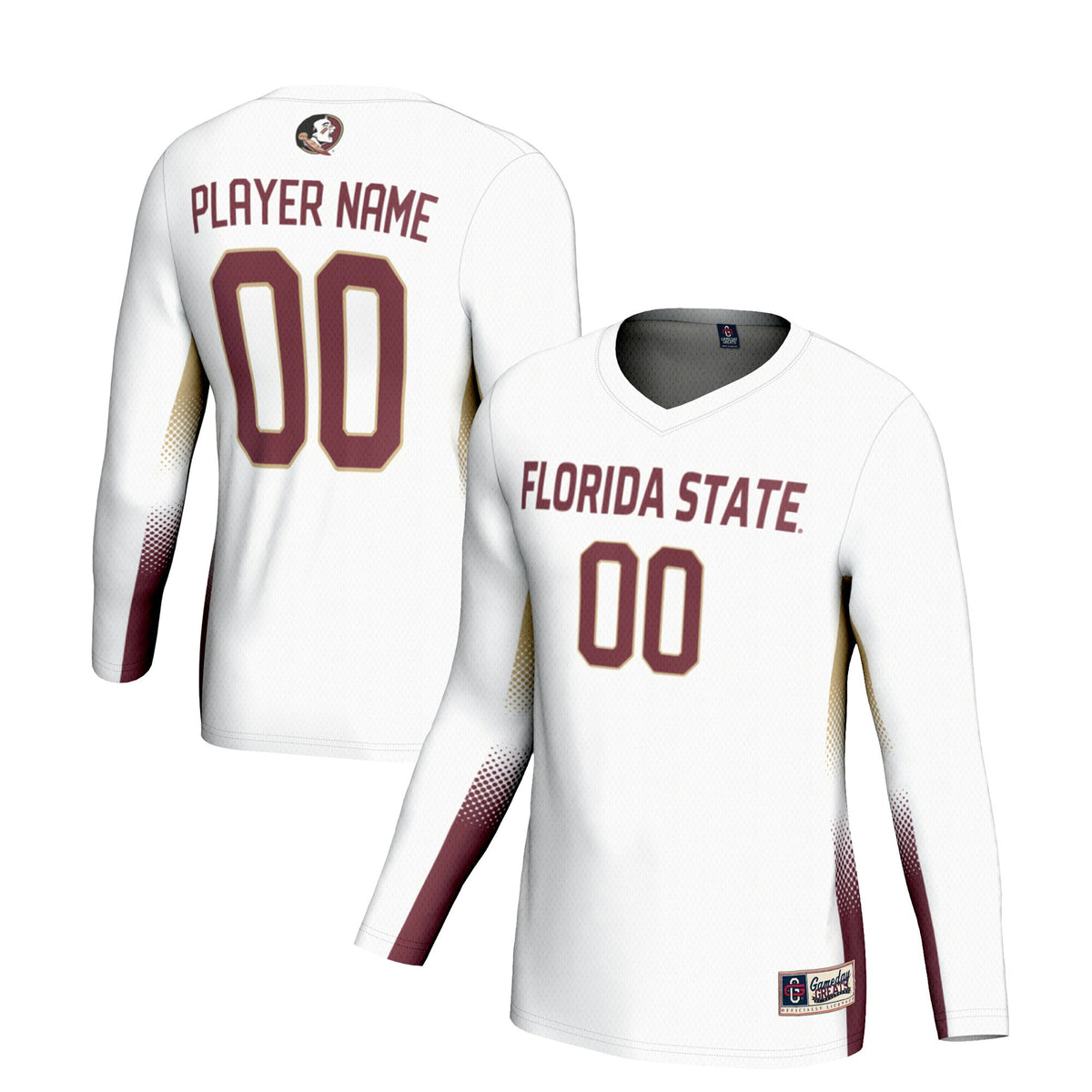 Volleyball Florida State Seminoles white jersey