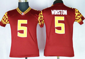 Jameis Winston Florida State Seminoles red jersey