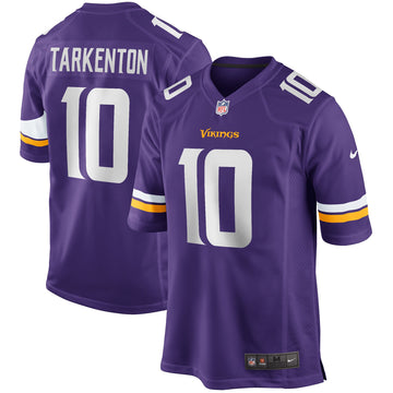 Fran Tarkenton Minnesota Vikings purple Game jersey