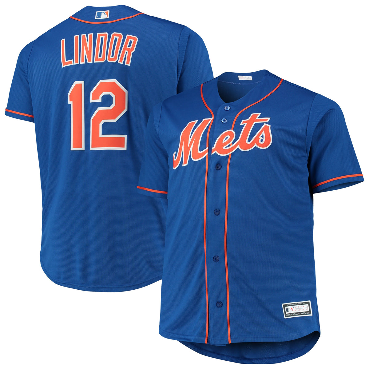 Francisco Lindor New York Mets royal jersey