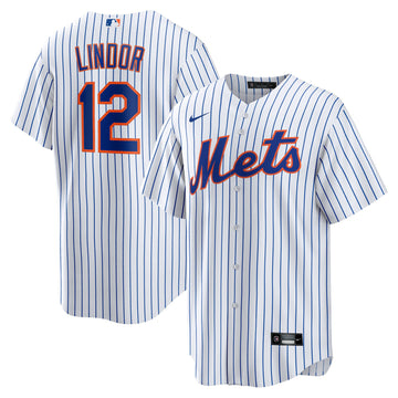 Francisco Lindor New York Mets white Home jersey