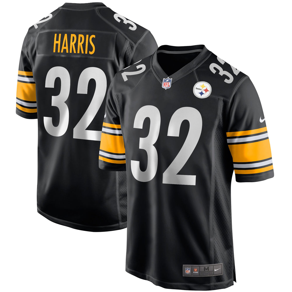 Franco Harris Pittsburgh Steelers black Game jersey