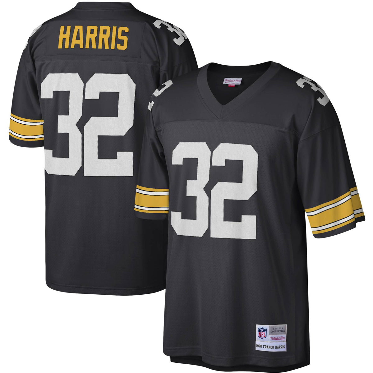Franco Harris Pittsburgh Steelers black jersey