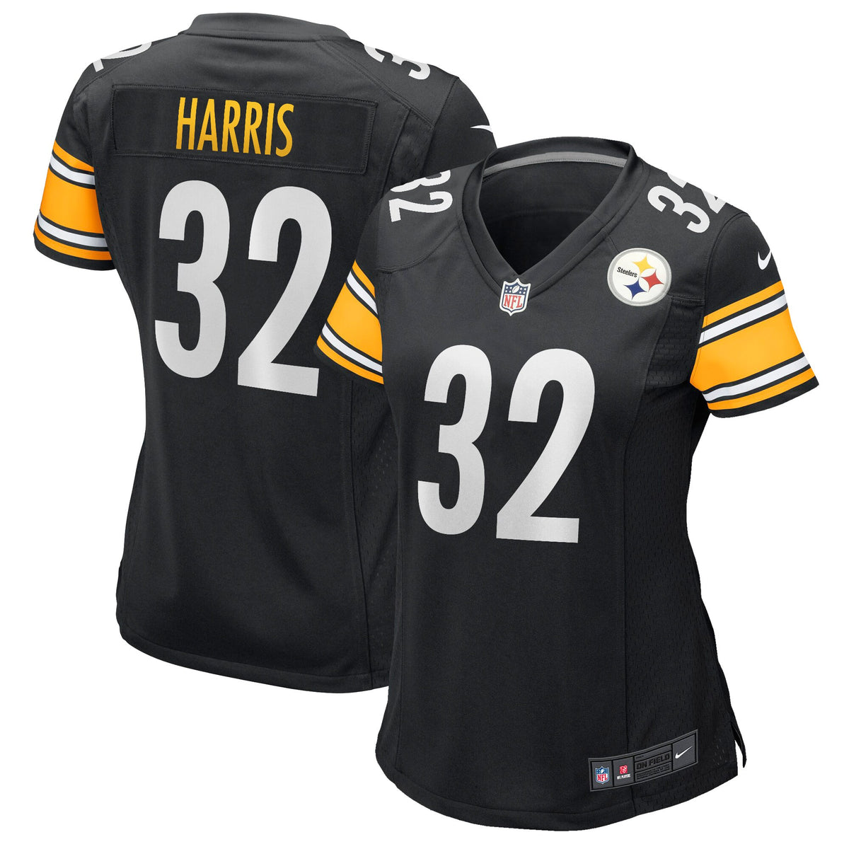 Franco Harris Pittsburgh Steelers black Game jersey