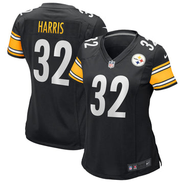 Franco Harris Pittsburgh Steelers black Game jersey