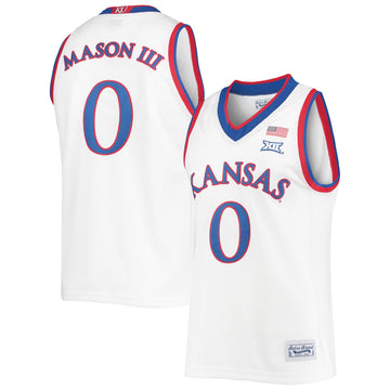 Frank Mason Iii Original Kansas Jayhawks white Retro jersey
