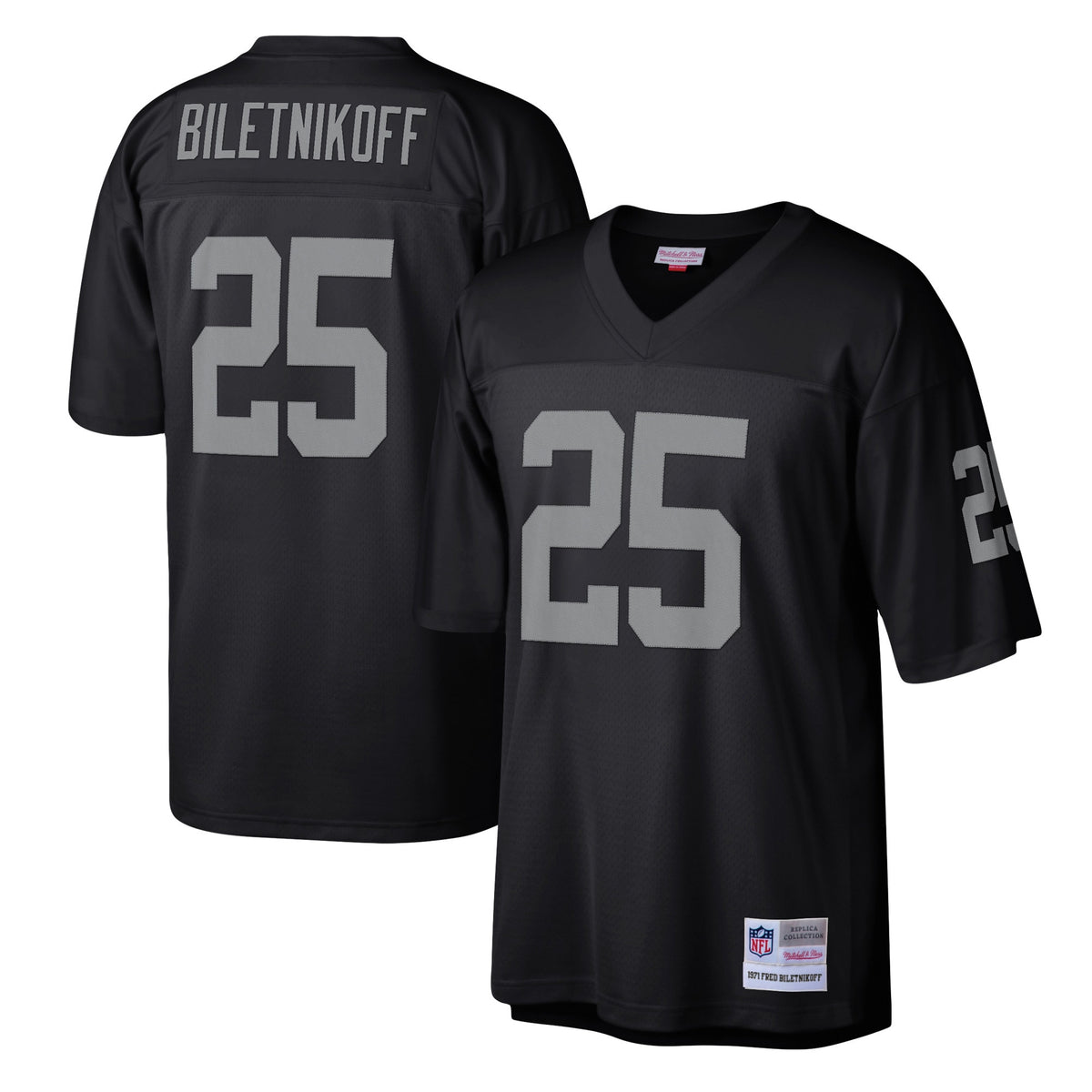 Fred Biletnikoff Las Vegas Raiders black jersey