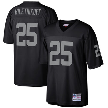Fred Biletnikoff Las Vegas Raiders black jersey
