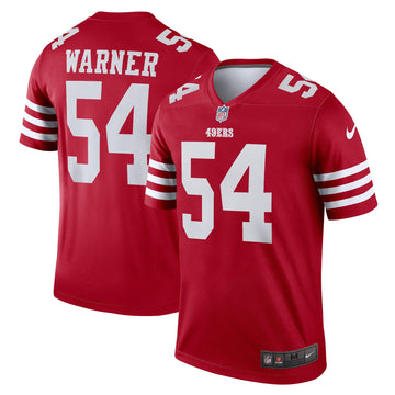 Fred Warner San Francisco 49ers scarlet Legend jersey