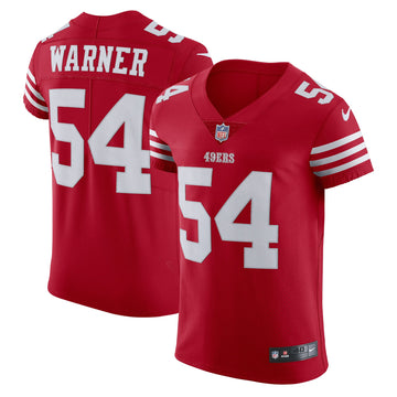 Fred Warner San Francisco 49ers scarlet Vapor jersey