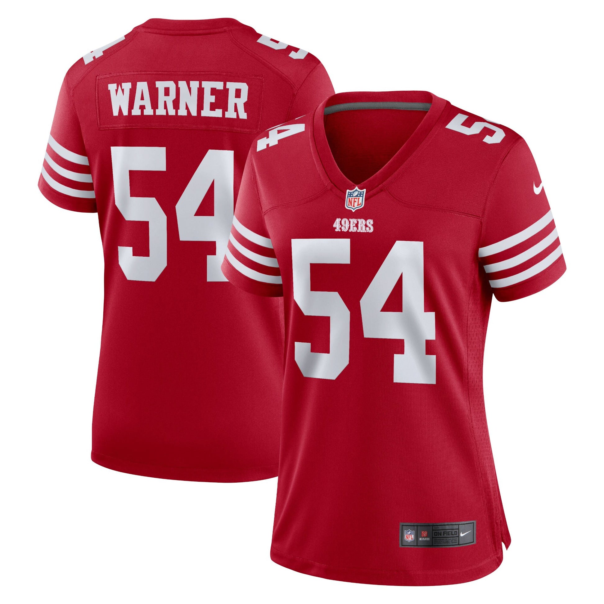 Fred Warner San Francisco 49ers scarlet Game jersey