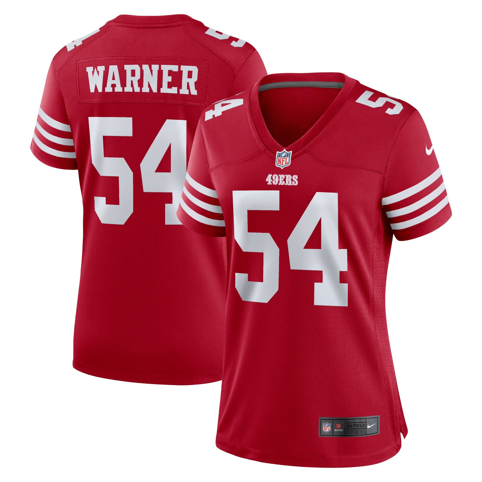 Fred Warner San Francisco 49ers scarlet Game jersey