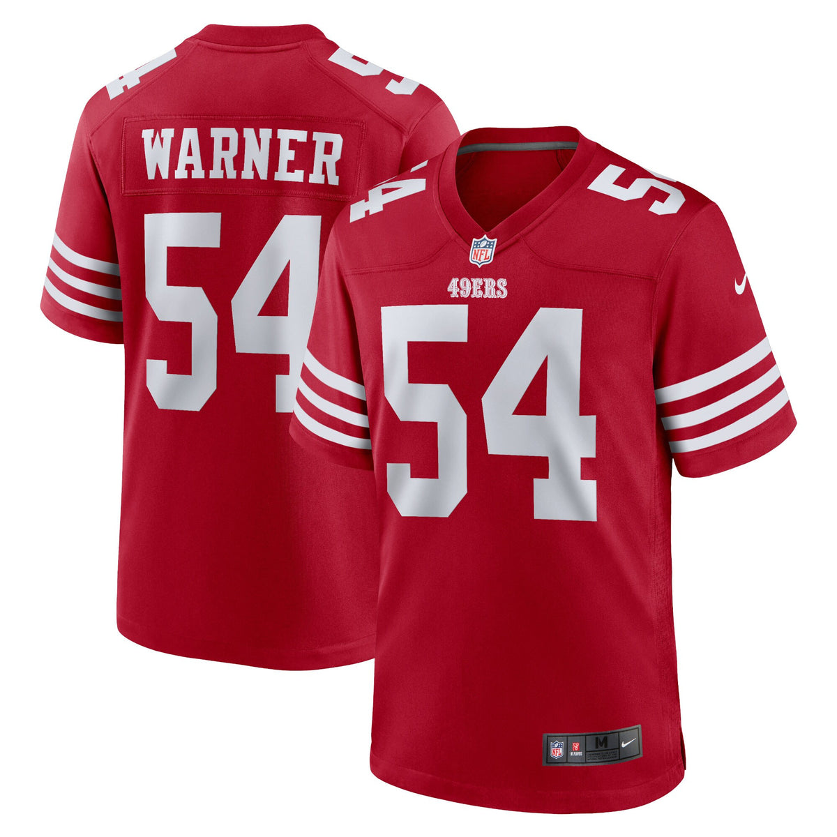 Fred Warner San Francisco 49ers scarlet Game jersey