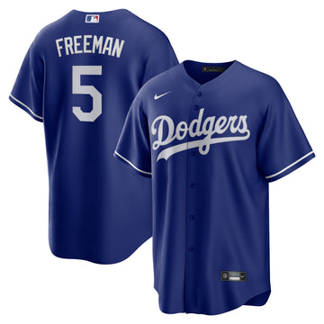 Freddie Freeman Los Angeles Dodgers royal Alternate jersey
