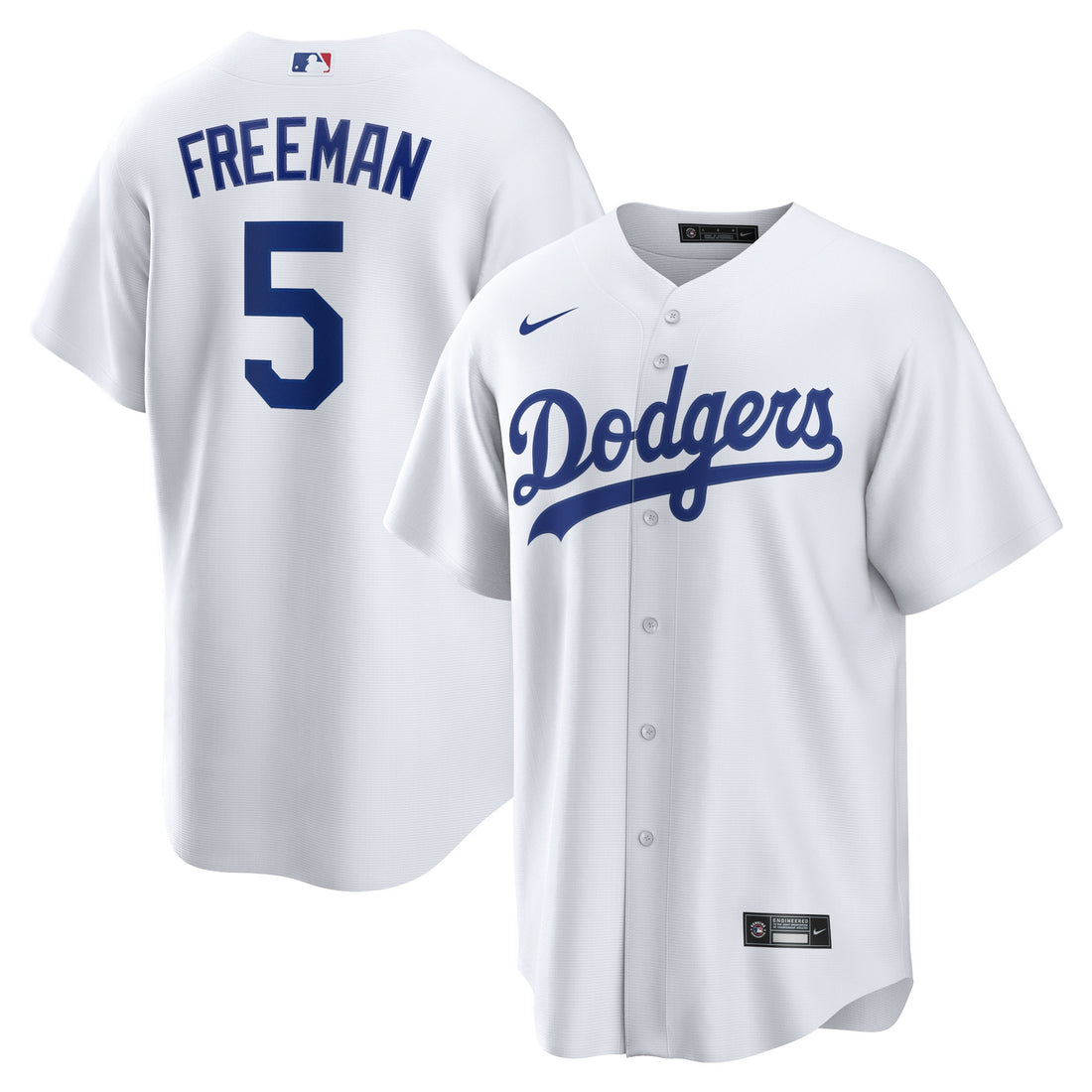 Freddie Freeman Los Angeles Dodgers white jersey