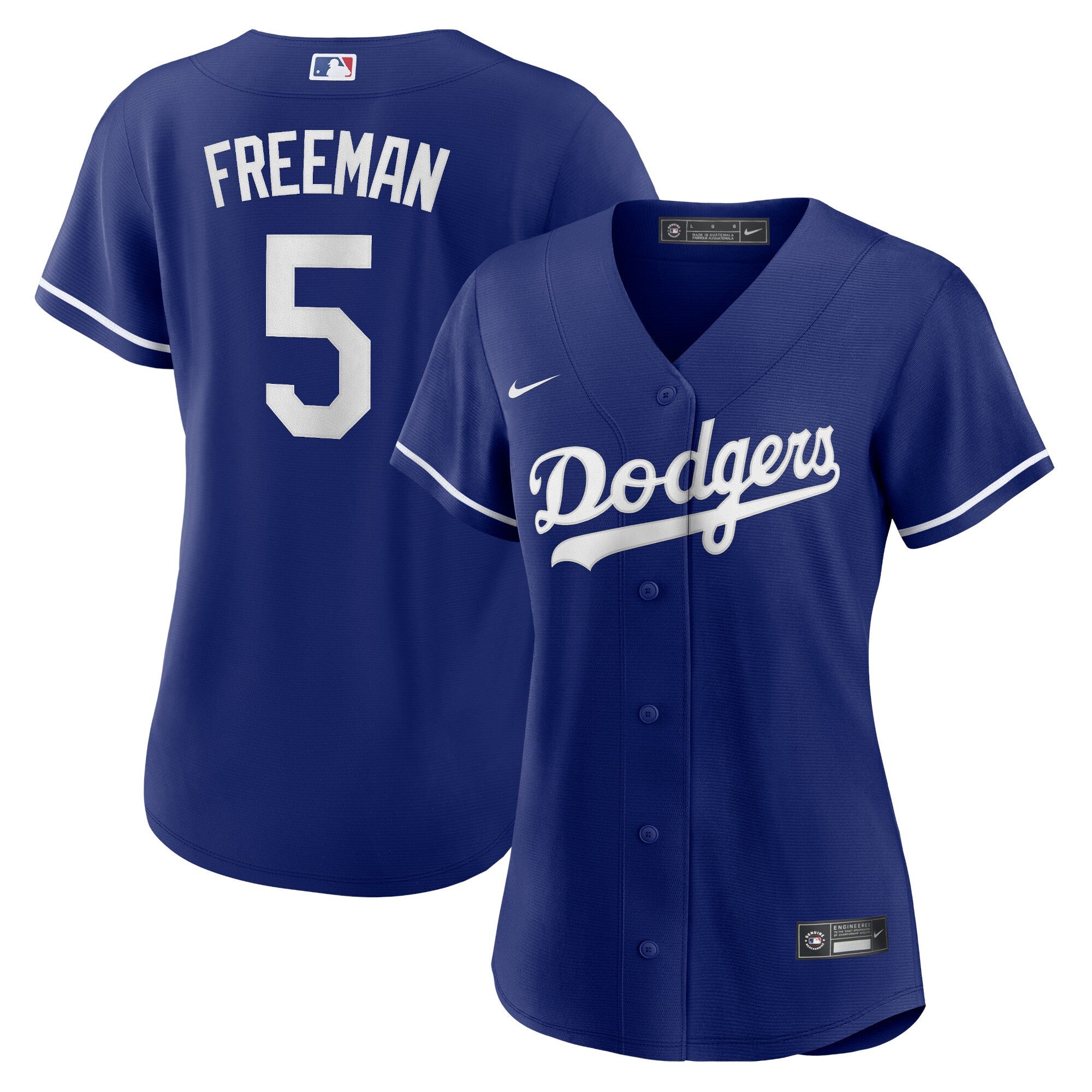 Freddie Freeman Los Angeles Dodgers royal Alternate jersey