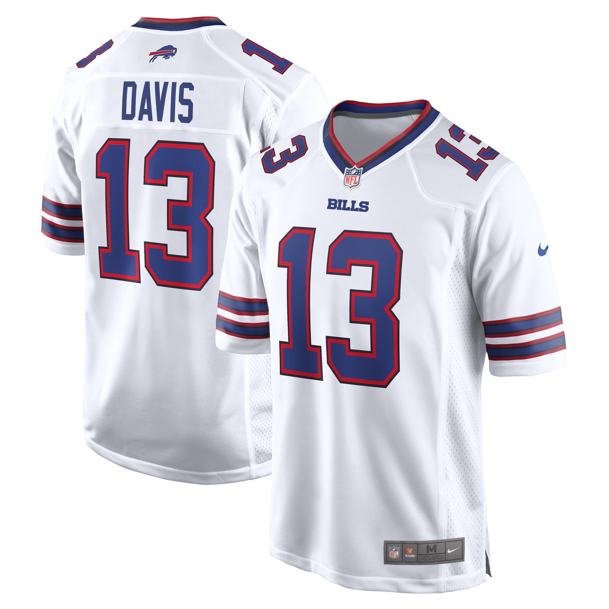 Gabe Davis Buffalo Bills white Game jersey