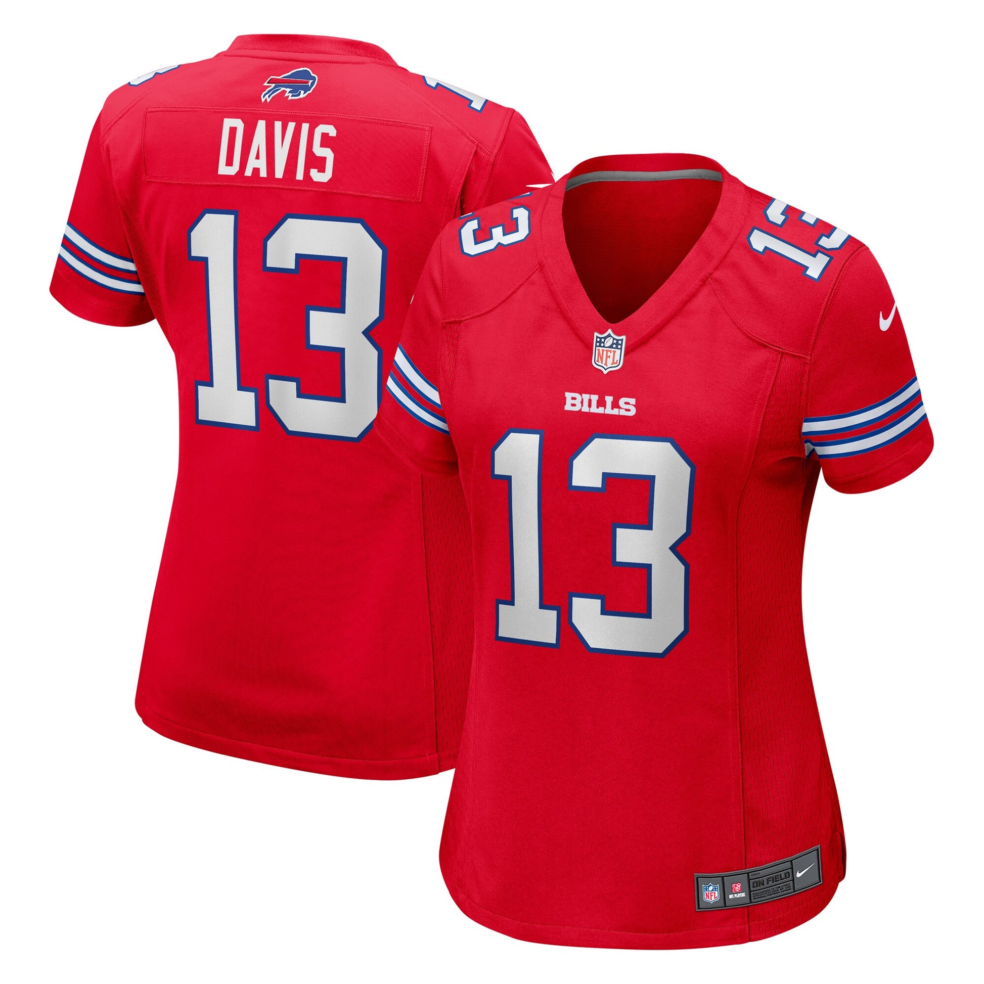 Gabe Davis Buffalo Bills red jersey