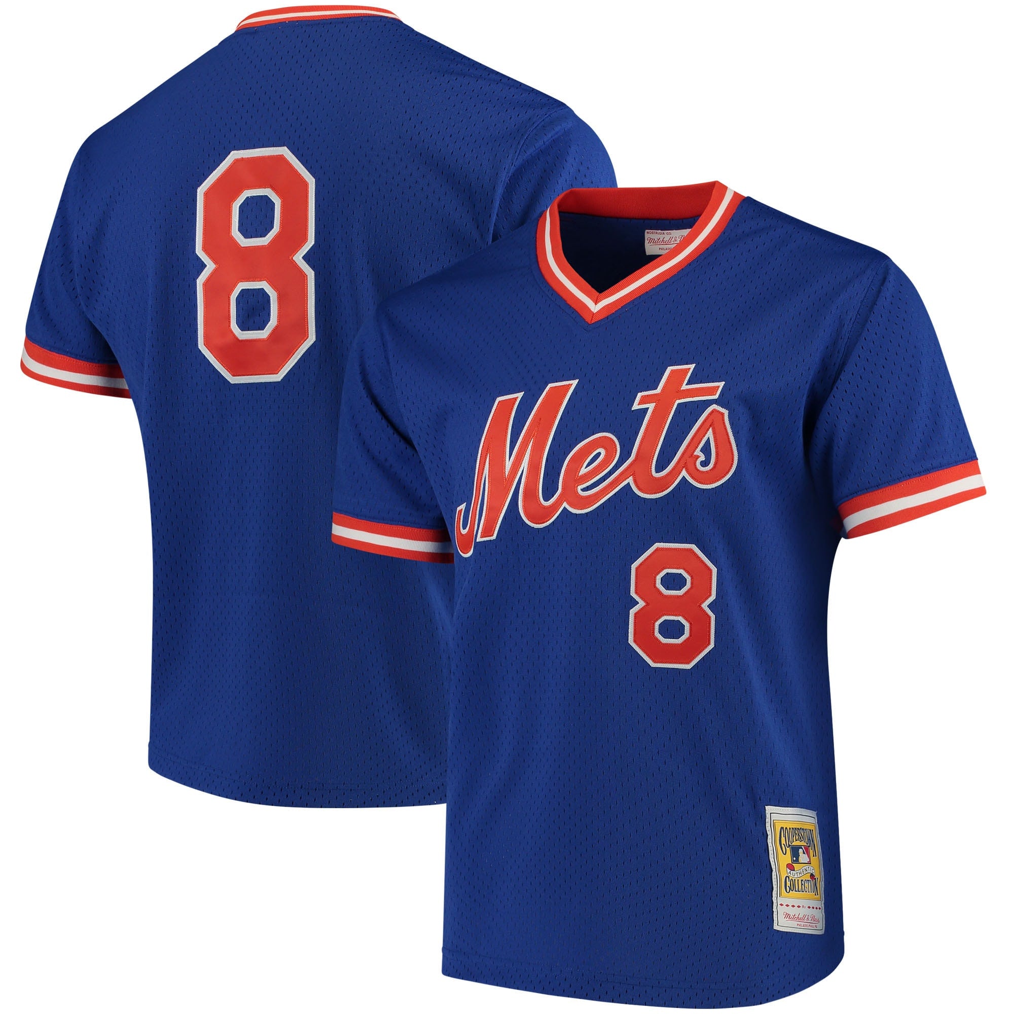 Gary Carter Batting Practice New York Mets royal jersey
