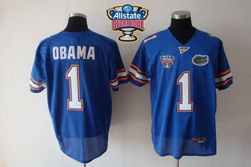 Obama Florida Gators blue jersey